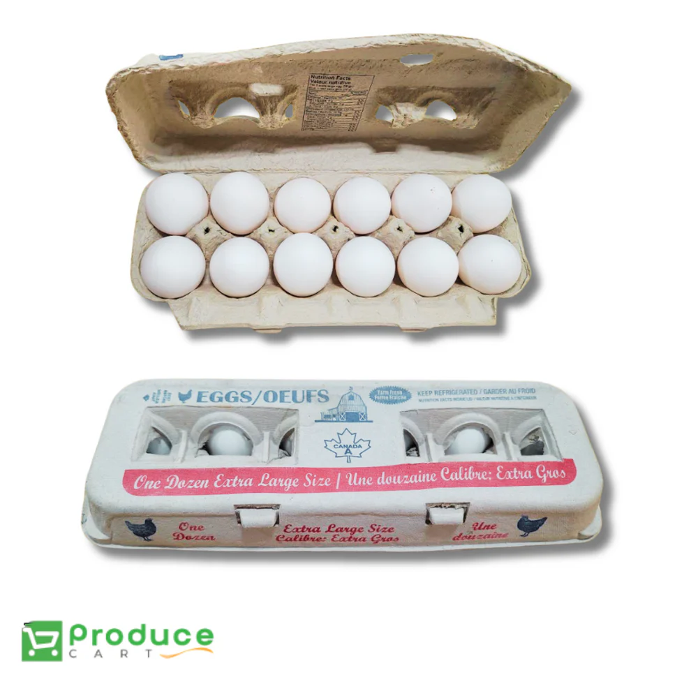 12 PACK EGGS EXTRA LARGE – ProduceCart Edmonton