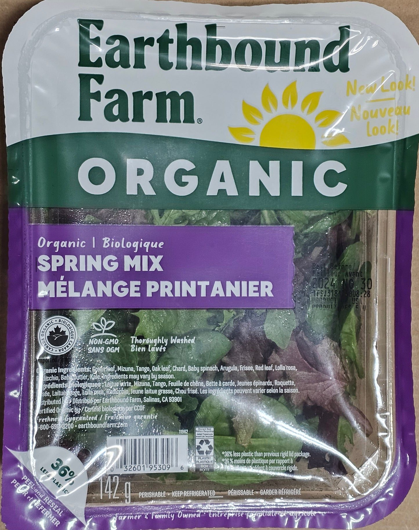 EARTHBOUND Organic Spring Mix 142g