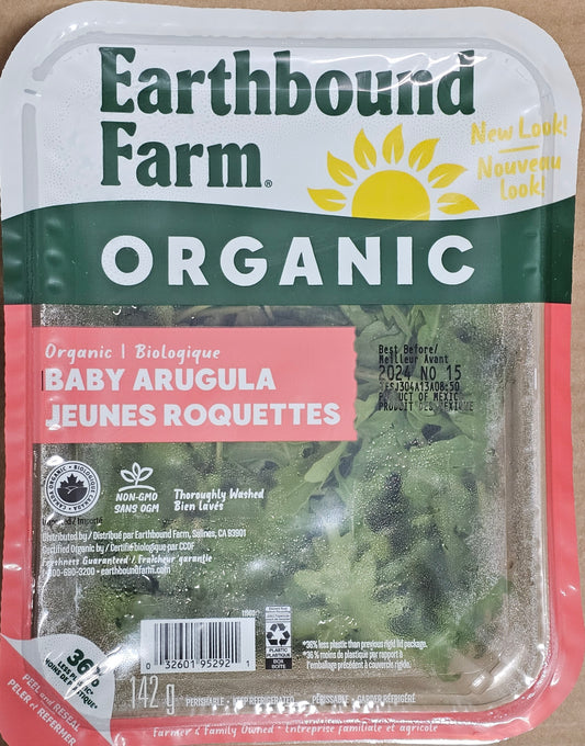 EARTHBOUND Organic Baby Arugula 142g